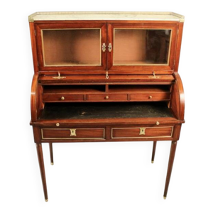 Bureau cylindre en acajou