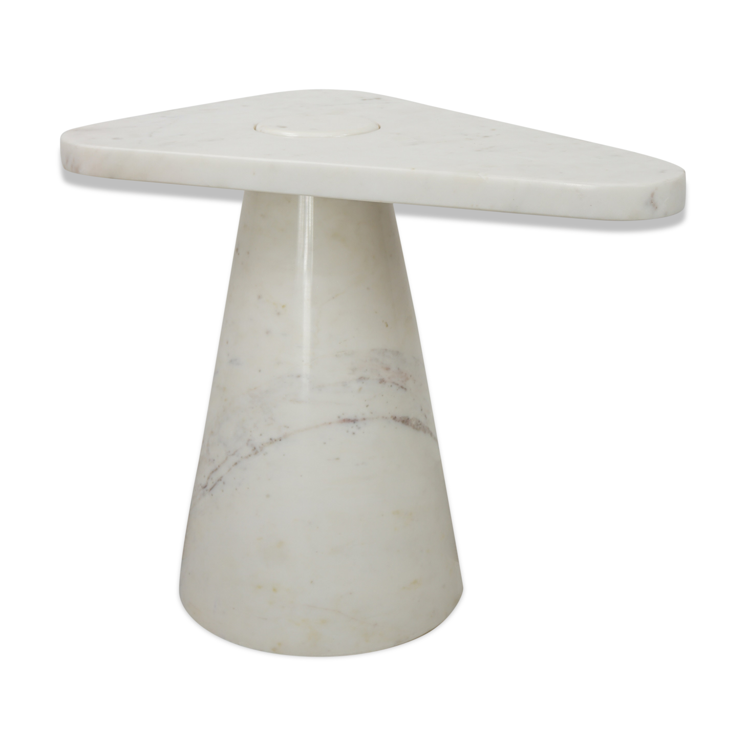 Bout De Canape En Marbre Blanc Selency