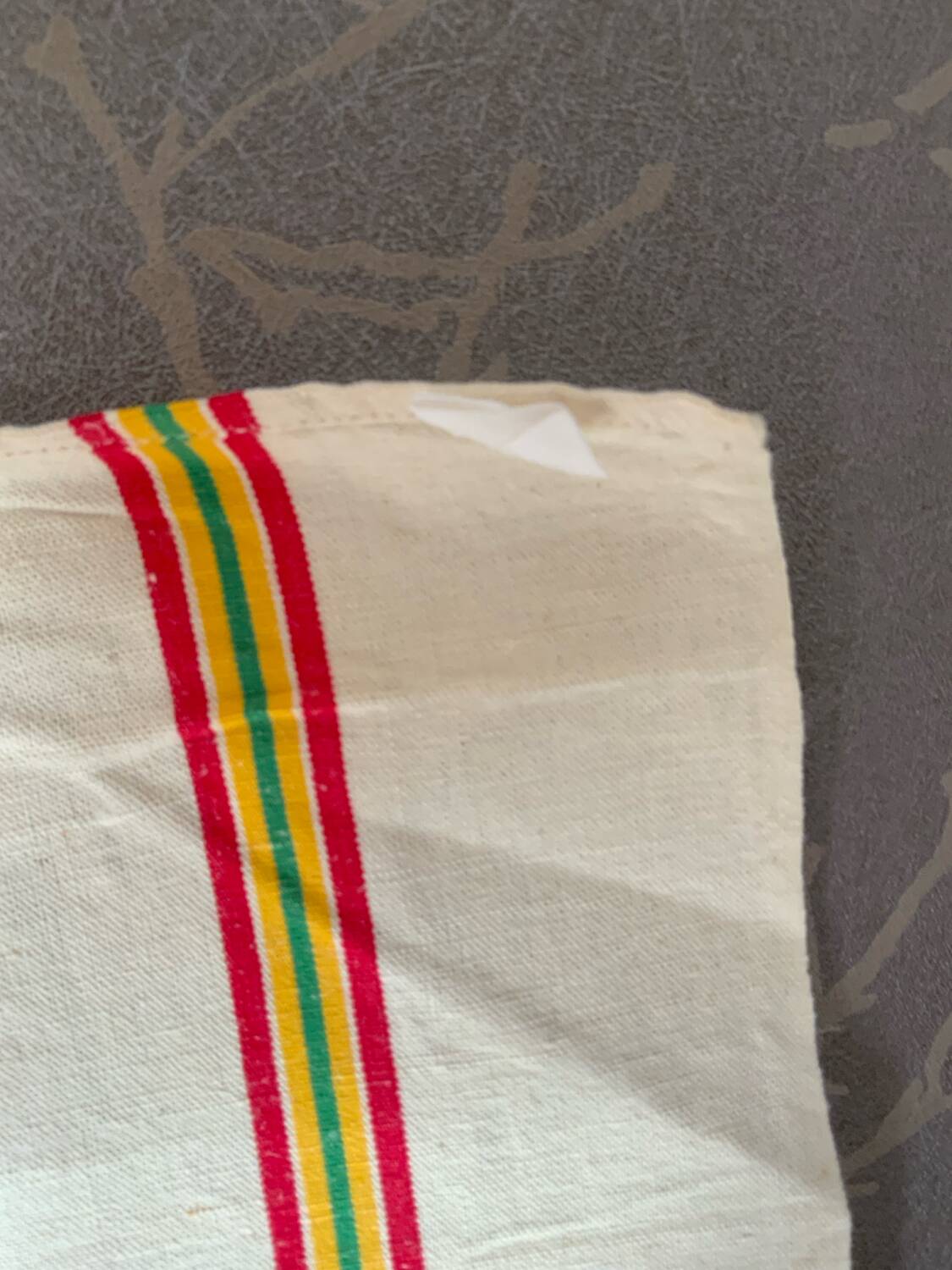 Duo of new mixed tea towels in linen and cotton, XL