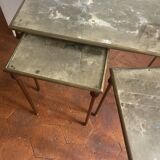 Tables d’appoint set des 3- side tables à set of three.