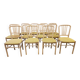 Set of 12 80s bistro chairs