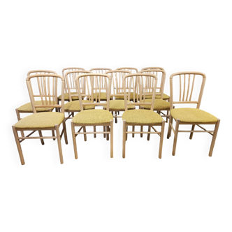 Lot de 12 chaises bistrot année 80'