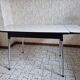 Table extensible en formica et chrome, 1950-60