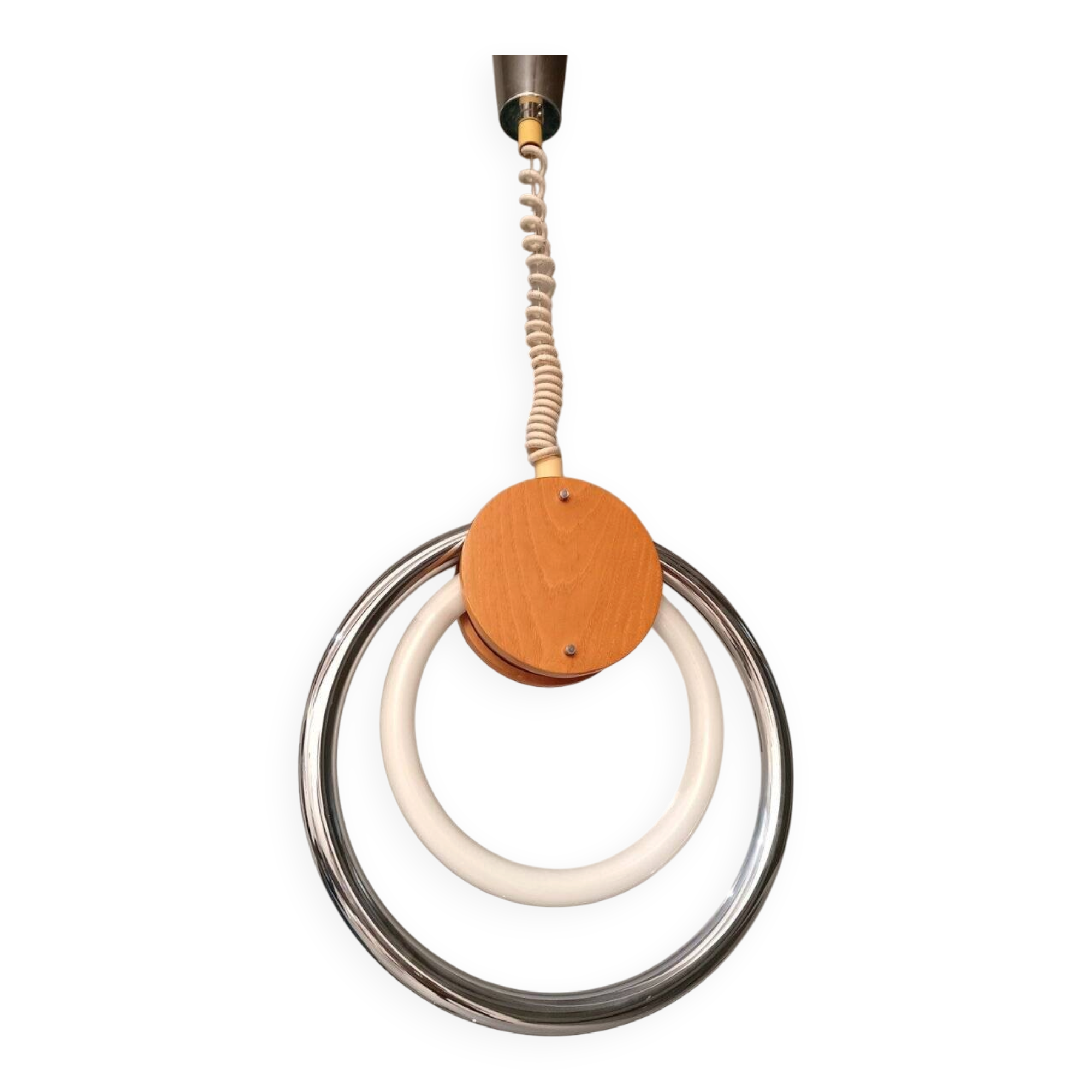 Gano pendant lamp by A. Brotto and R. Conforti for Esperia, 1970s