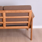 Mid-Century danish oak sofa by Sven Ellekaer for Komfort, 1960s