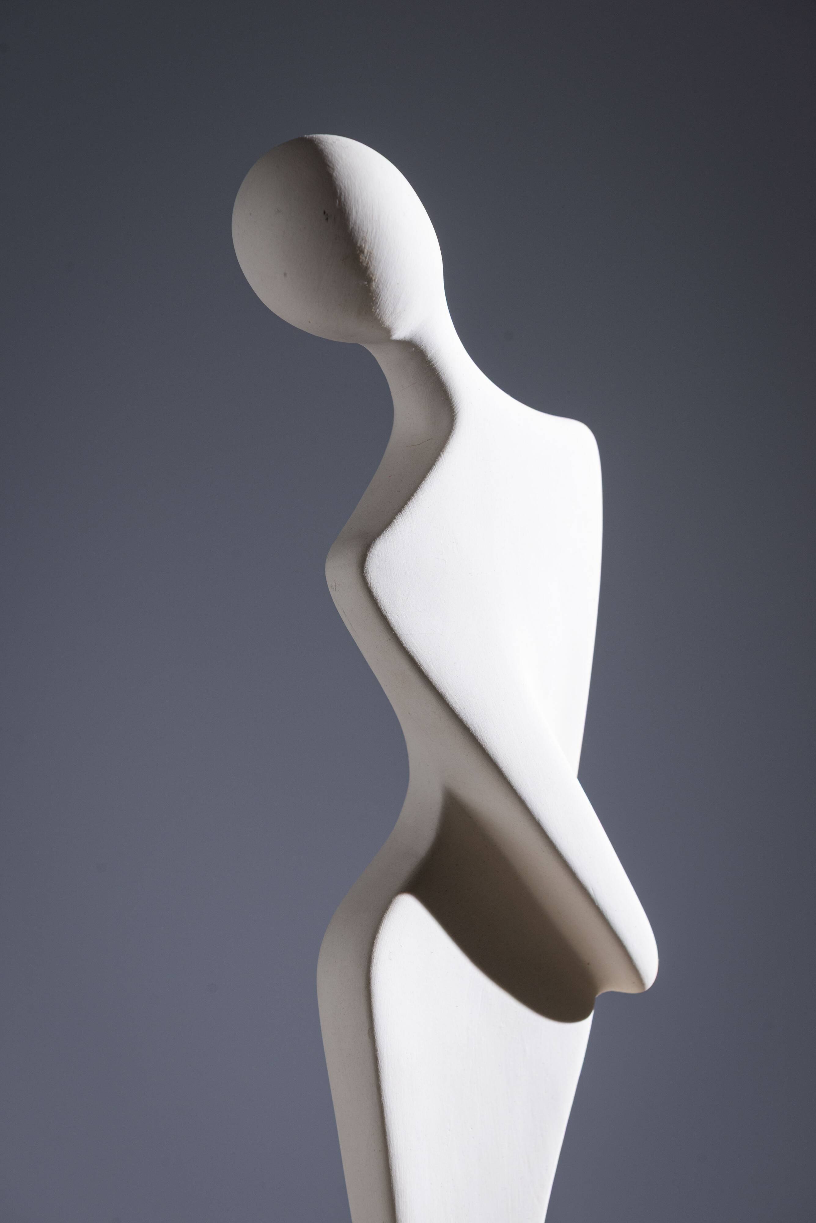 Elegant minimalistic abstract sculpture