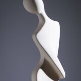 Elegant minimalistic abstract sculpture
