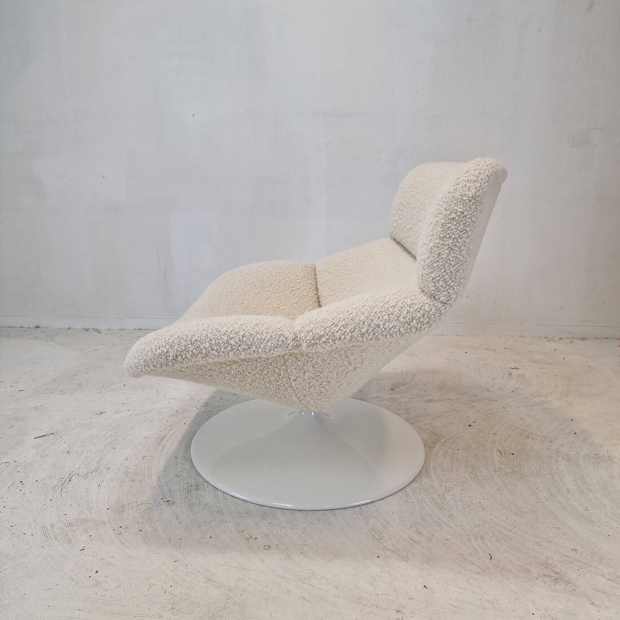 F518 Lounge Chair with Ottoman by Geoffrey Harcourt for Artifort, 1970s