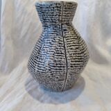 Gray ceramic vase from the 1950s