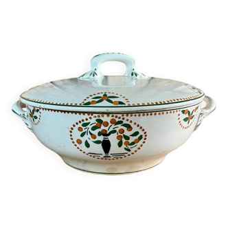 Longwy iron earth soup tureen