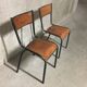 Paire de chaises Mullca 510
