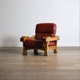 Hussar lounge chair by Luciano Frigerio, Italy 1970s