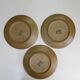 Lot de 6 assiettes plates Poisson Grès CNP Village France