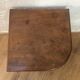 Wooden vintage corner low cabinet
