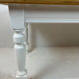 Ivory white base farmhouse table
