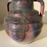 Vase en grès flammé violet