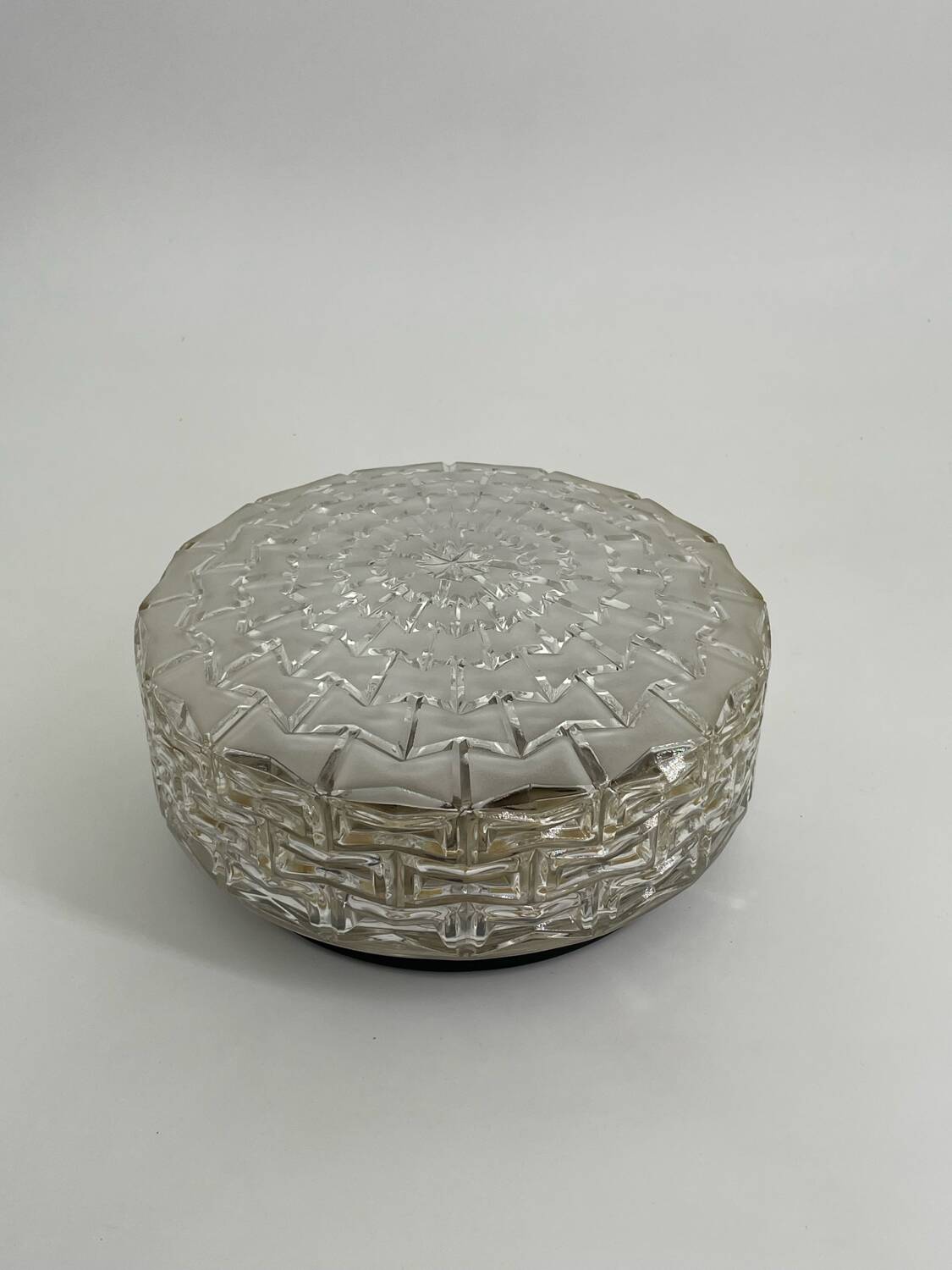 Glass ceiling light from the 60s