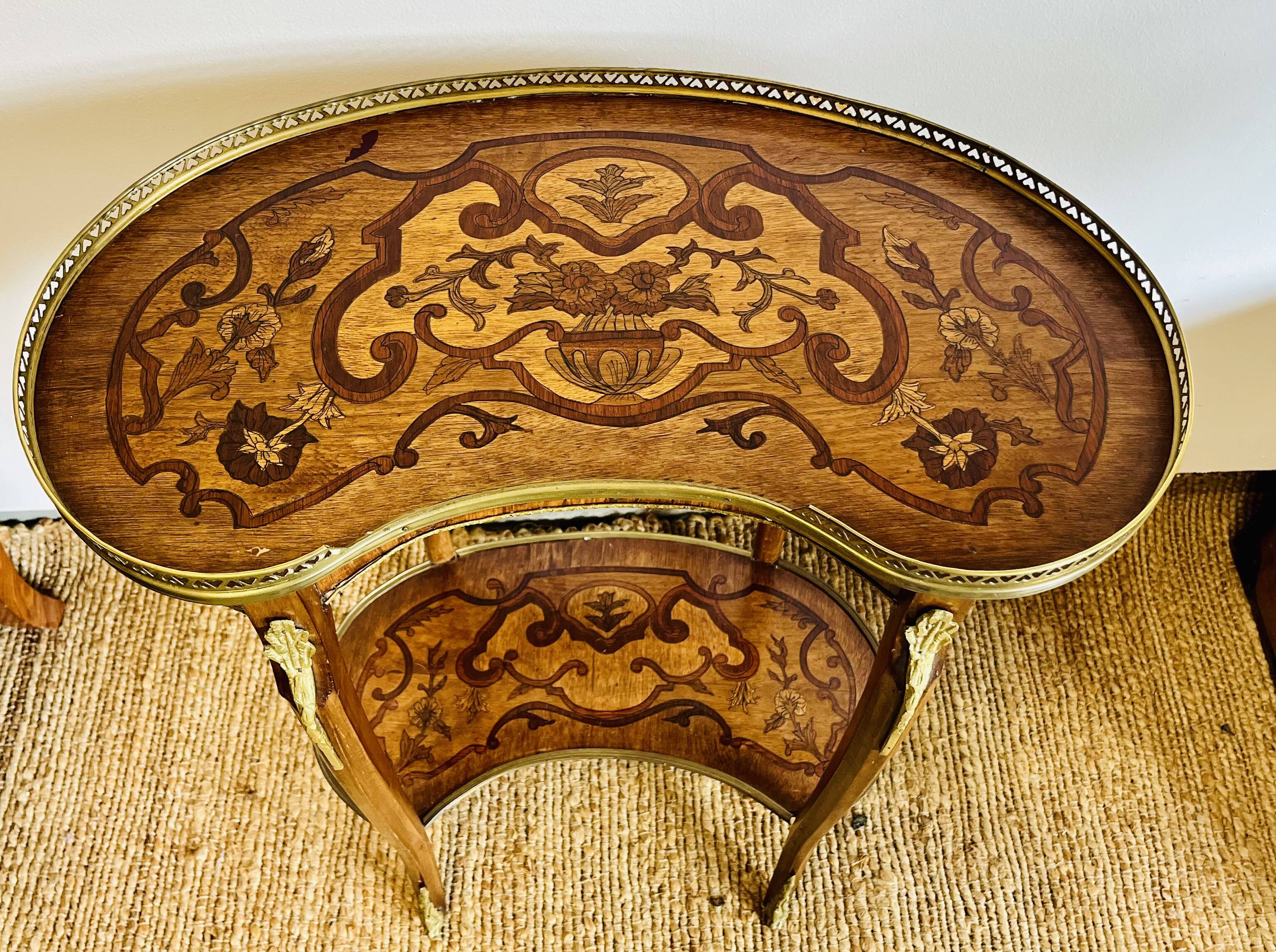 Louis XV style kidney side table – Napoleon III period