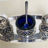 Silver metal spice service