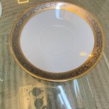 Trio of Limoges Sologne Porcelain Cups and Saucers
