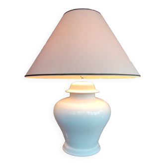 Very large designer ceramic lamp François Chatain