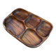 Segmented olive wood platter