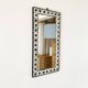Ceramic and wrought iron mirror 1950