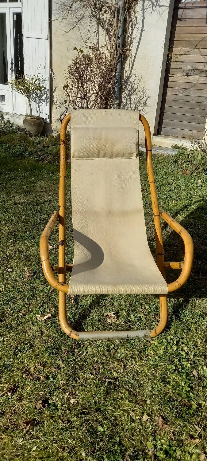 Bamboo lounge chair