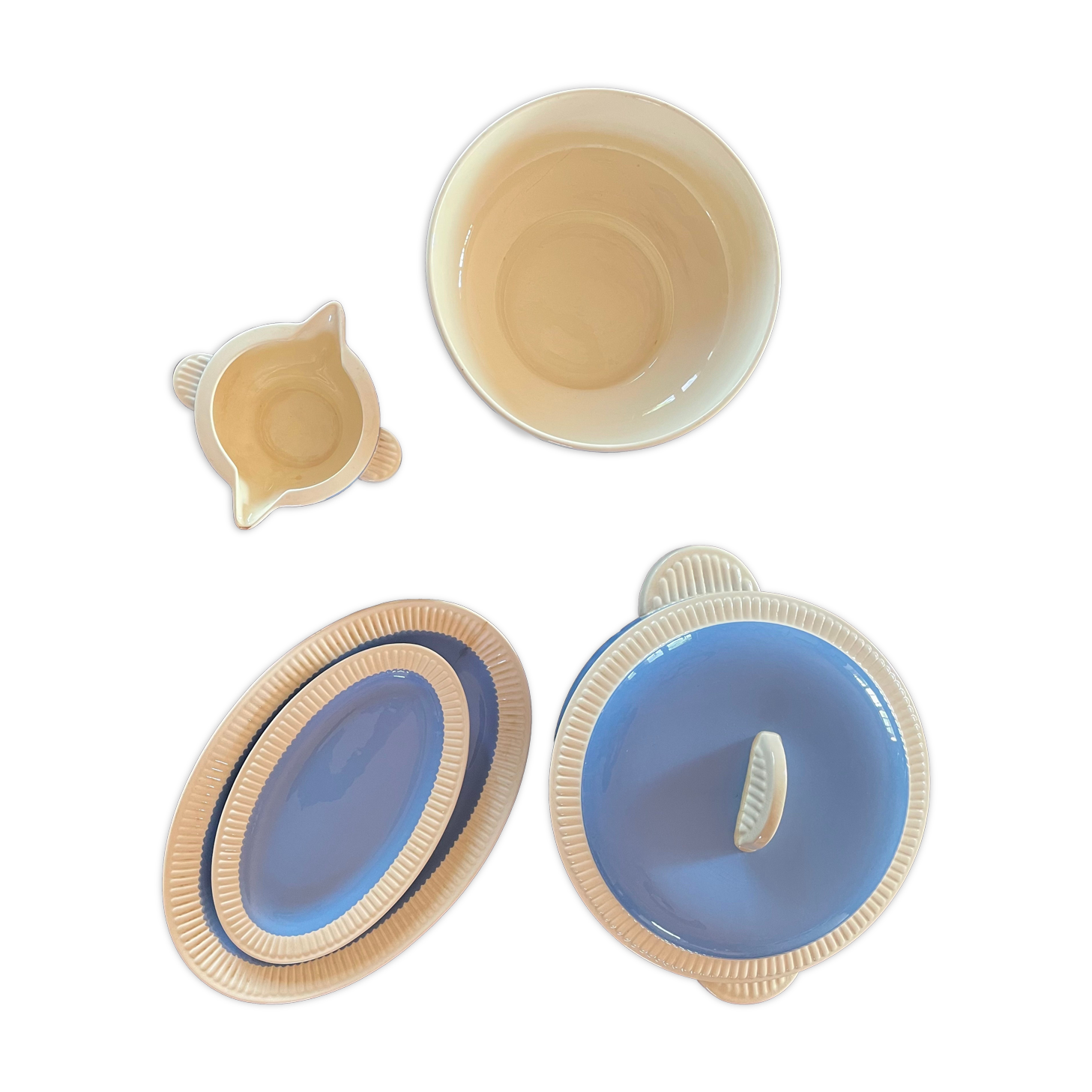 Set service Villeroy and Boch blue Model Lido Year 50