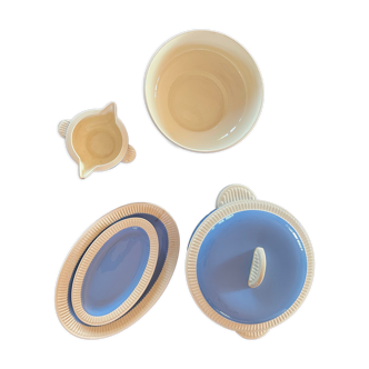 Set service Villeroy and Boch blue Model Lido Year 50