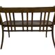 Vintage sofa in beech, 60s design wooden bench