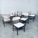 Mid-Century Scandinavian Teak Dining Chair Set, 1960s, Set of 6