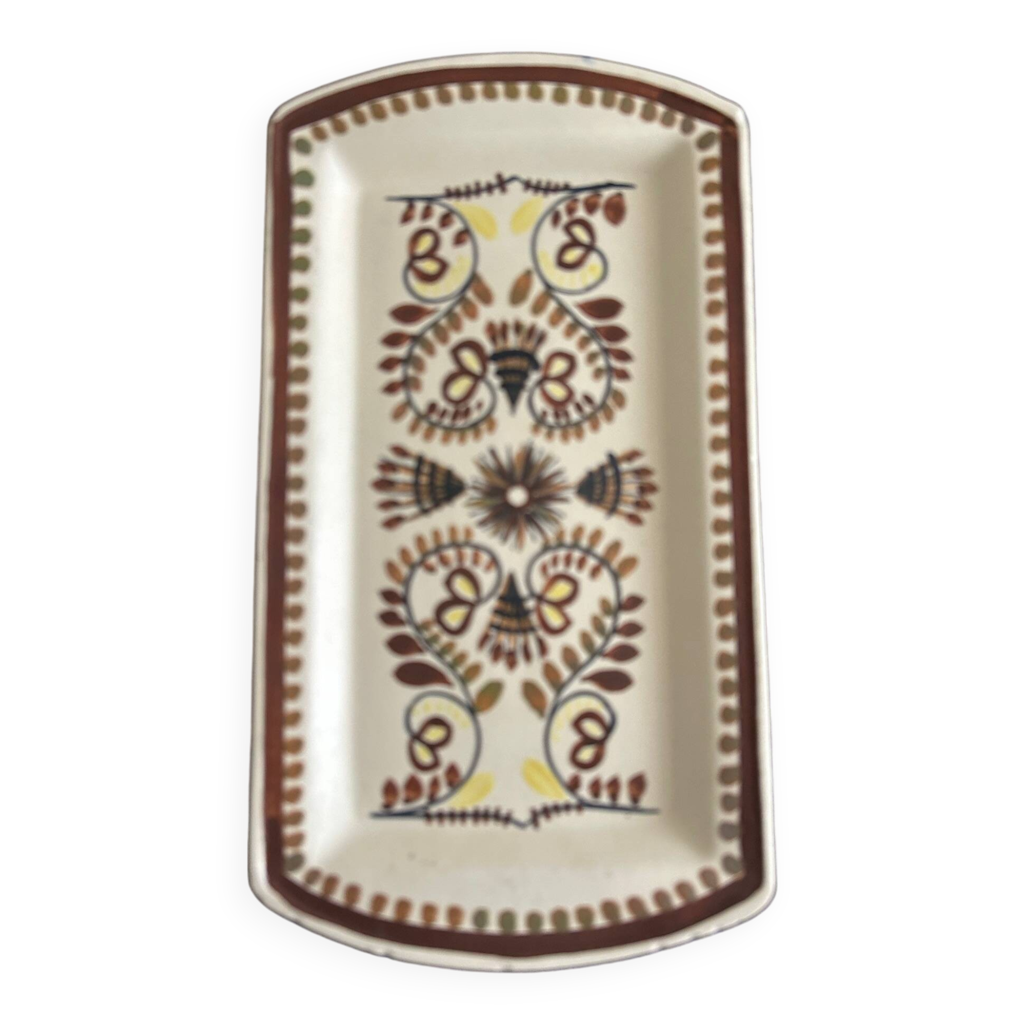 Henriot Quimper cake plate