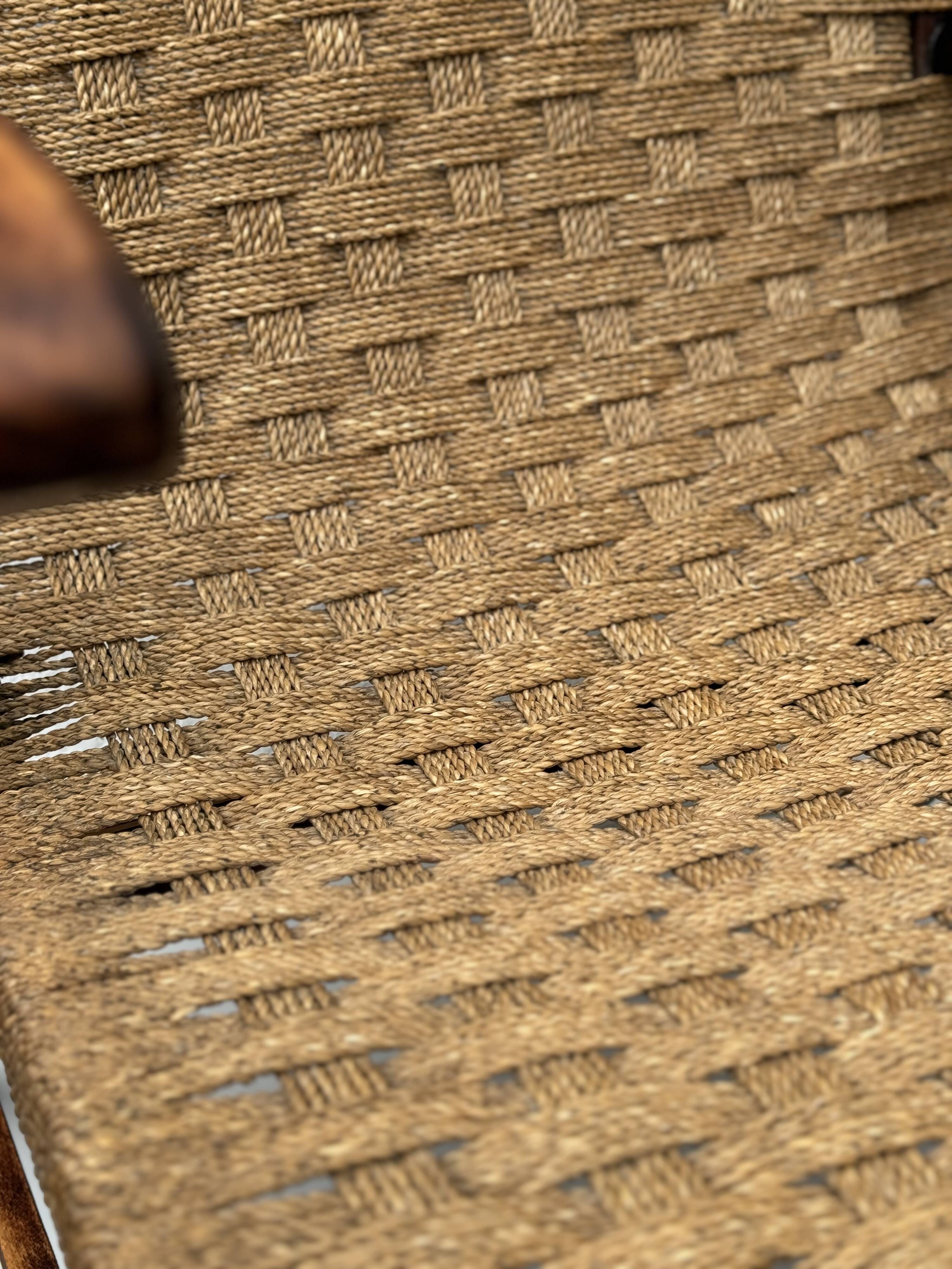 Vintage Bas van Pelt Rope Chair