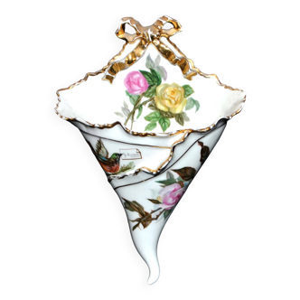 Antique porcelain flowerpot vase signed Constantin 20th century.