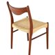 Set of 4 Arne Wahl Iversen for Glyngore papercord chairs 'Naerem'
