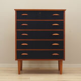 Teak chest of drawers, Danish design, 1970s, production: Denmark
