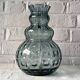 Vase en verre fumé, Italie 1950