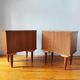 Pair of Vintage 1960s Scandinavian Bedside Tables