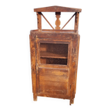 Old art deco display case in Burmese teak