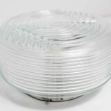 Ceiling lamp graphic 1970 glass