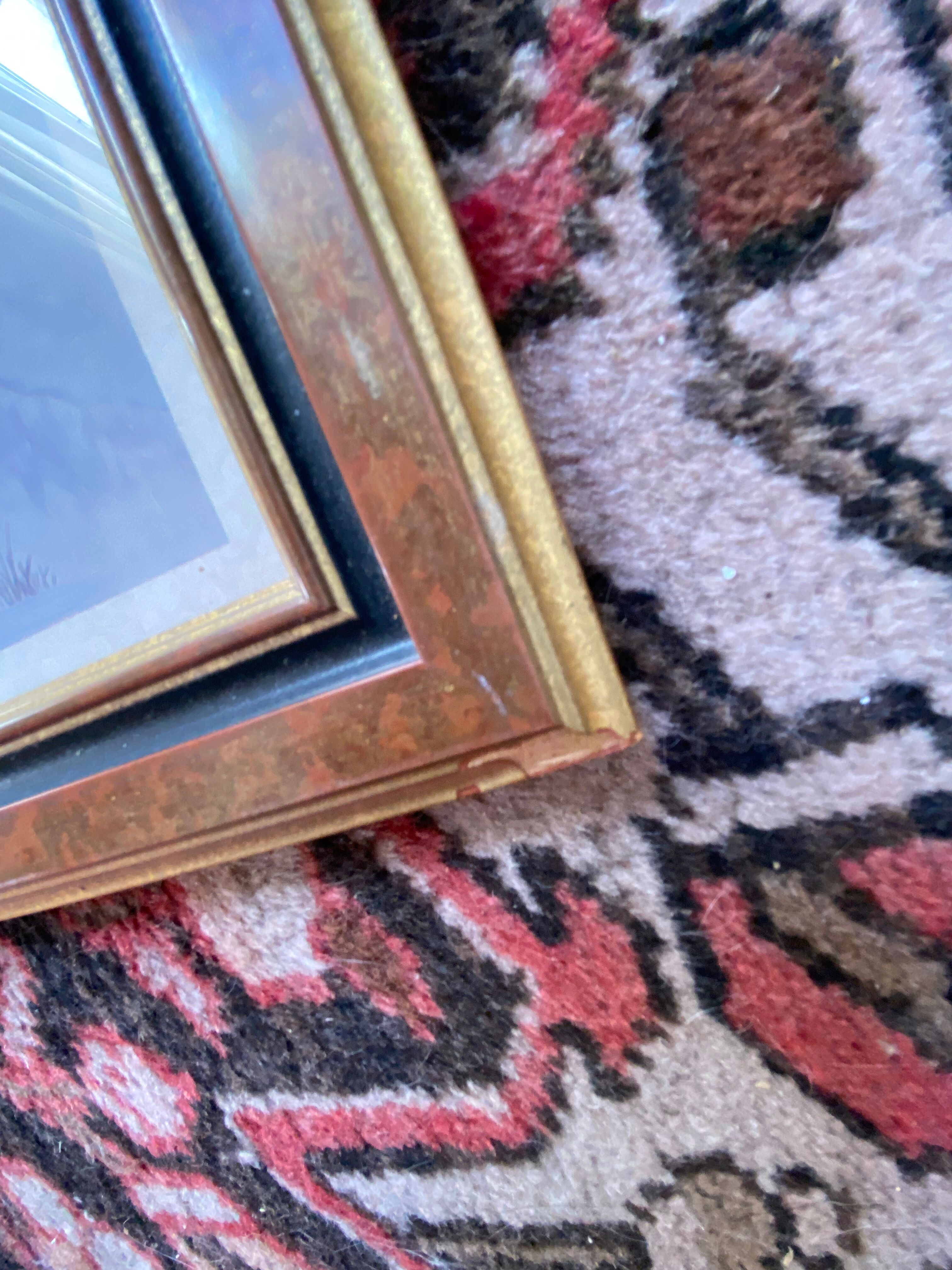 Two Japanese prints reproductions on paper 70s