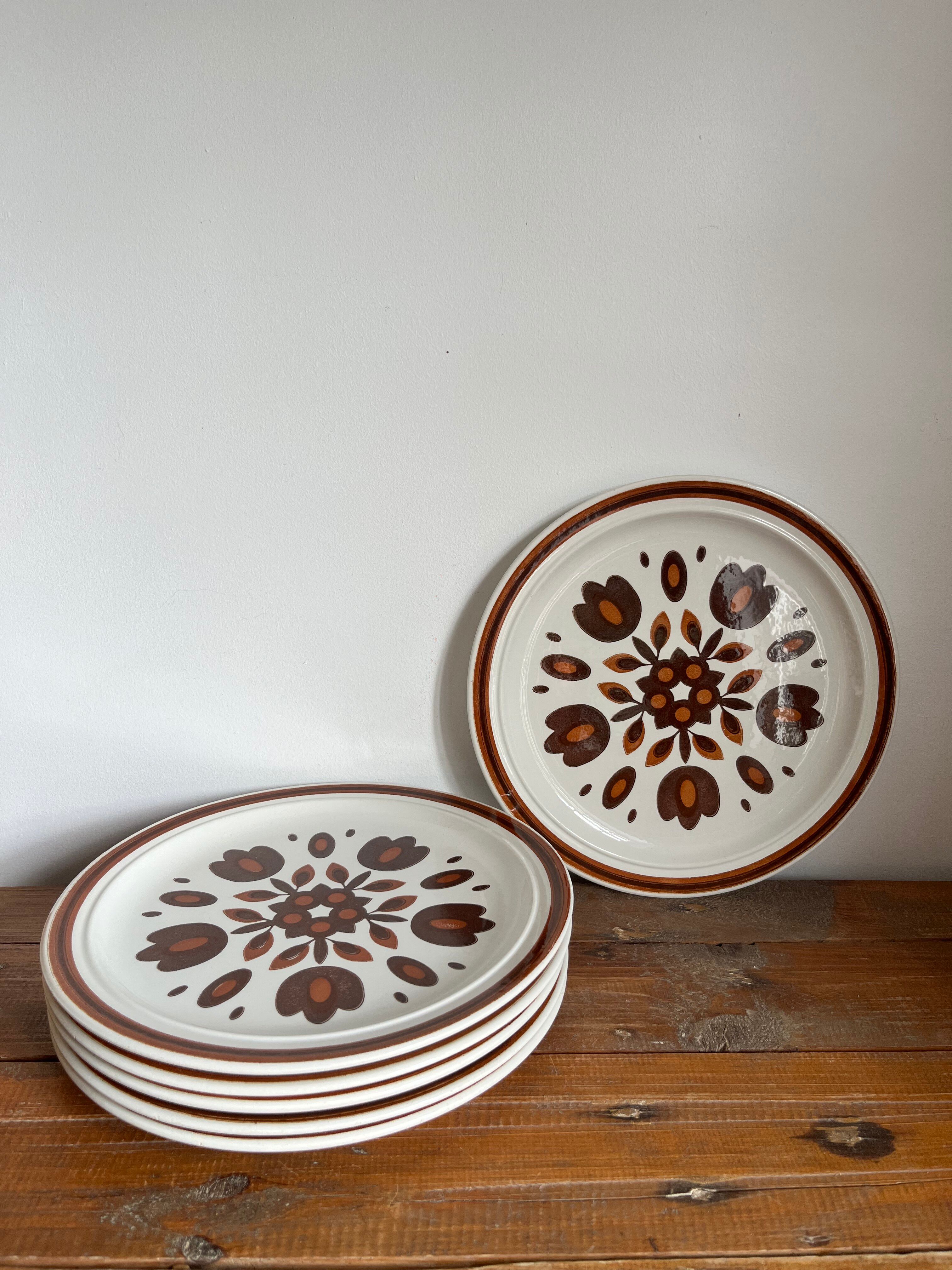 6 assiettes plates