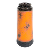 Vintage Scheurich fat lava vase, model 206, West German ceramic.