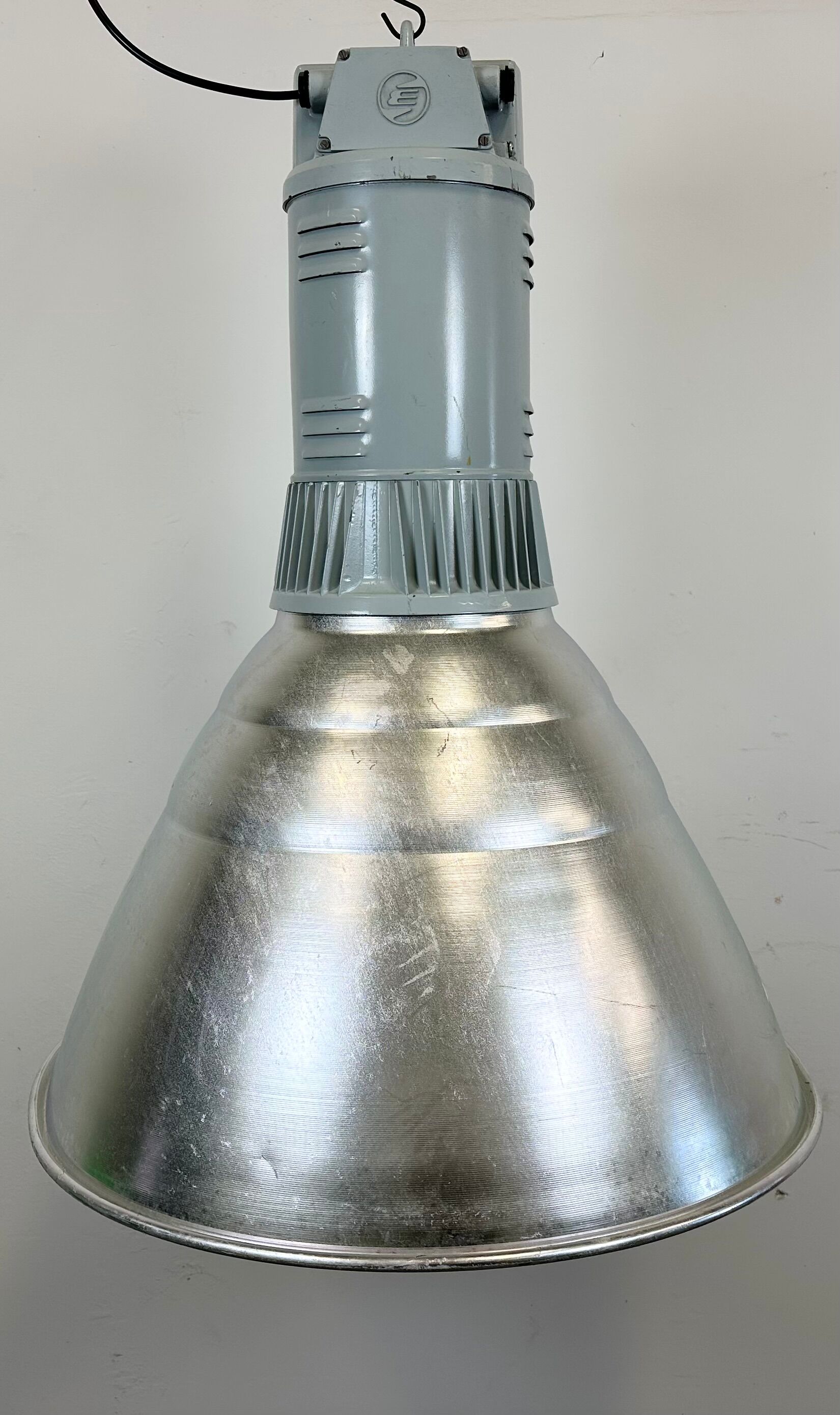 Large Industrial Aluminium Pendant Light from Elektrosvit, 1960s
