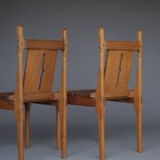 Chaises latérales néerlandaises rares par Alexander Kropholler, années 1930