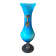 Turquoise opaline vase