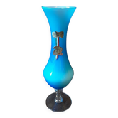 Vase opaline turquoise
