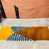 Tapis couloir artisanal en laine 300cmx70cm