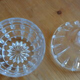 Sugar in vintage crystal shape pear